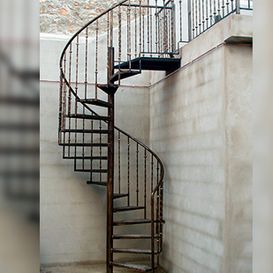 Ferroller escaleras de caracol