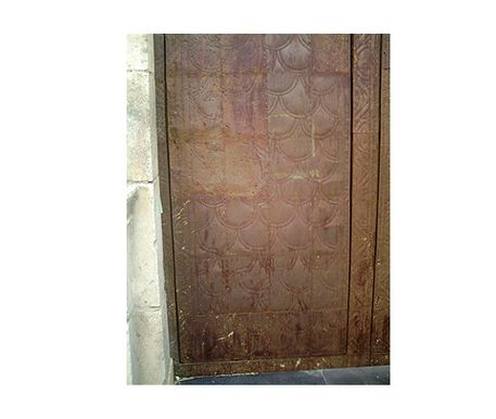 Ferroller puerta de iglesia de Santa Ana de Segorbe