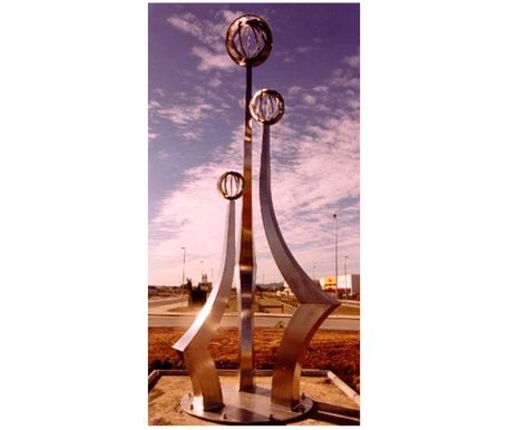 Ferroller escultura forjada 